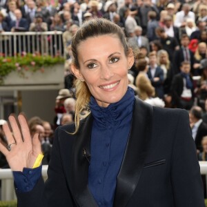 Sophie Thalmann - 94ème Qatar Prix de l'Arc de Triomphe à l'Hippodrome de Longchamp à Paris, le 4 octobre 2015.