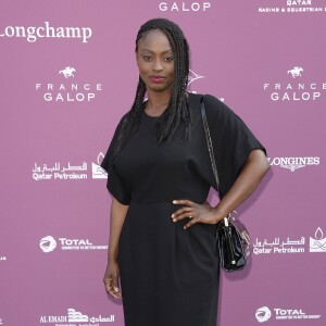 Aïssa Maïga - Photocall du 94ème Qatar Prix de l'Arc de Triomphe à l'Hippodrome de Longchamp à Paris, le 4 octobre 2015.
