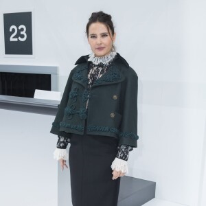 Virginie Ledoyen - Photocall au défilé de mode "Chanel", collection prêt-à-porter printemps-été 2016, au Grand Palais à Paris. Le 6 Octobre 2015  Photocall at Chanel fashion show Spring/Summer ready-to-wear 2016 at at the Grand Palais in Paris. On October 6 201506/10/2015 - Paris