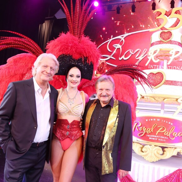 Exclusif - Patrick Sébastien et Pierre Meyer - Le Cabaret Alsacien "Le Royal Palace" lance son nouveau spectacle "Imagine" à l'occasion de ses 35 ans le 24 septembre 2015 à Kirrwiller.
