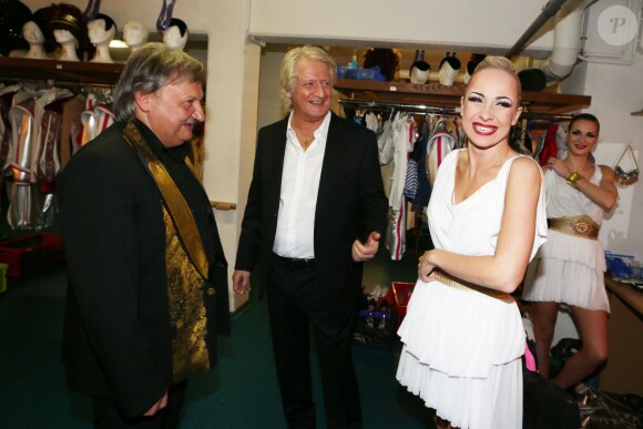 Exclusif - Pierre Meyer et Patrick Sébastien - Le Cabaret Alsacien "Le Royal Palace" lance son nouveau spectacle "Imagine" à l'occasion de ses 35 ans le 24 septembre 2015 à Kirrwiller.