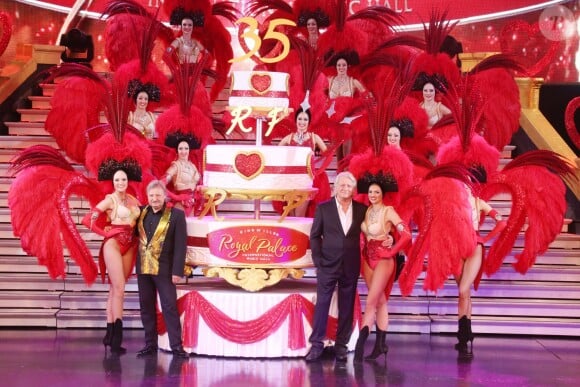 Exclusif - Pierre Meyer et Patrick Sébastien - Le Cabaret Alsacien "Le Royal Palace" lance son nouveau spectacle "Imagine" à l'occasion de ses 35 ans le 24 septembre 2015 à Kirrwiller.