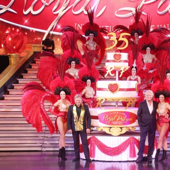 Exclusif - Pierre Meyer et Patrick Sébastien - Le Cabaret Alsacien "Le Royal Palace" lance son nouveau spectacle "Imagine" à l'occasion de ses 35 ans le 24 septembre 2015 à Kirrwiller.