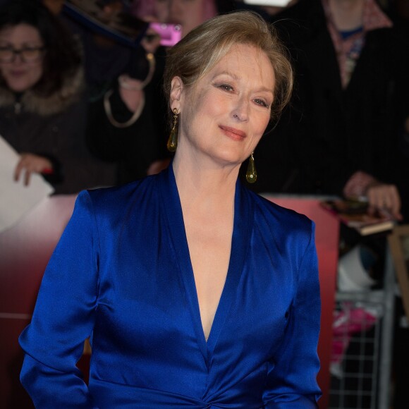 Meryl Streep - Première du film "Les Suffragettes" à l'Odéon Leicester Square à Londres le 7 octobre 2015.