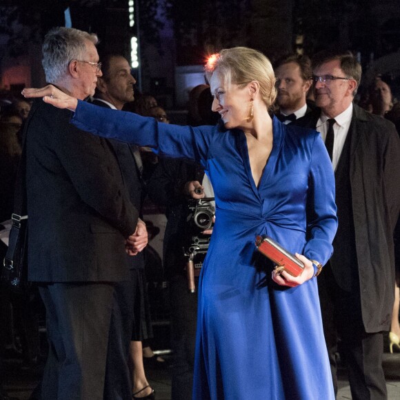 Meryl Streep - Première du film "Les Suffragettes" à l'Odéon Leicester Square à Londres le 7 octobre 2015.