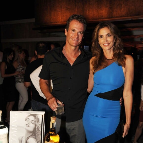 Cindy Crawford et Rande Gerber lors de la soirée de lancement du livre Becoming, à Miami. Le 8 octobre 2015