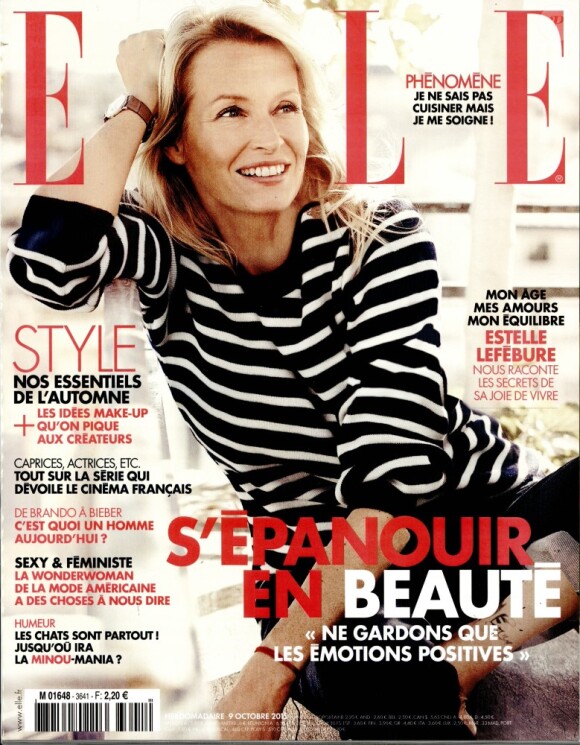 Retrouvez l'intégralité de l'interview d'Estelle Lefébure dans le nouveau numéro du magazine Elle, en kiosques le 9 octobre 2015