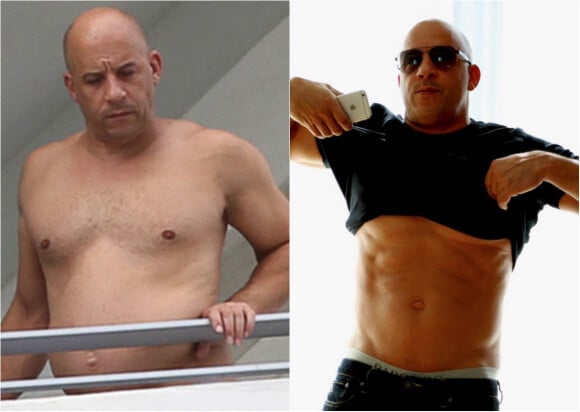 Vin Diesel victime de body-shaming, répond avec une photo.