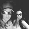 Justin Bieber et Kourtney Kardashian / photo postée sur le compte Instagram du chanteur.