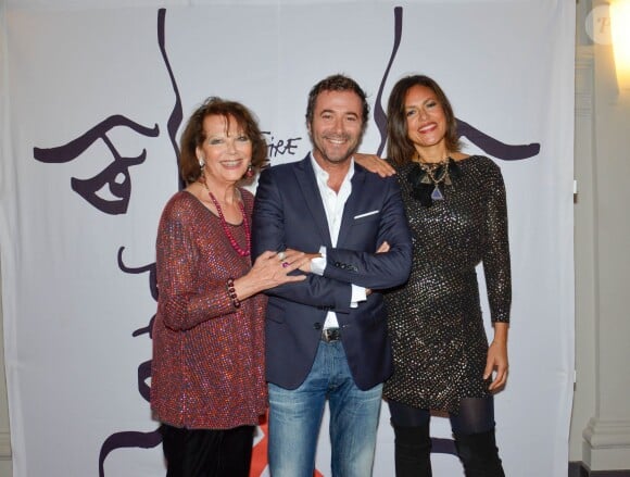 Claudia Cardinale, Bernard Montiel, Viktor Lazlo - 22ème édition du gala "Faire Face" à l'Opéra du Grand Avignon à Avignon le 10 octobre 2015.