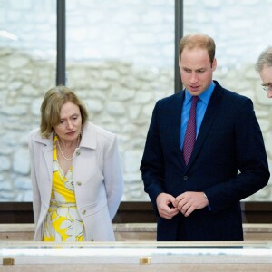 Le prince William, duc de Cambridge, de retour au St John's College de l'Université de Cambridge le 15 octobre 2015 pour inaugurer le centre des archives Pythagore.