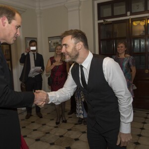 Le prince William au gala du 21e anniversaire de Child Bereavement UK, dont il est le parrain, le 15 octobre 2015 à Londres.