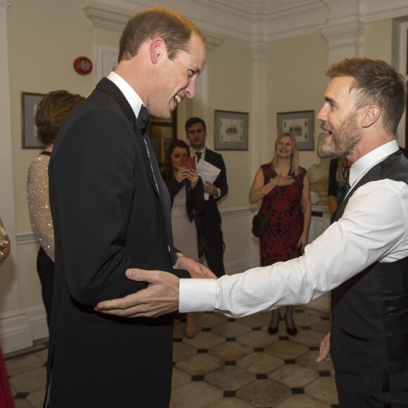 Le prince William au gala du 21e anniversaire de Child Bereavement UK, dont il est le parrain, le 15 octobre 2015 à Londres.