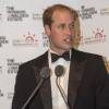 Le prince William au gala du 21e anniversaire de Child Bereavement UK, dont il est le parrain, le 15 octobre 2015 à Londres.