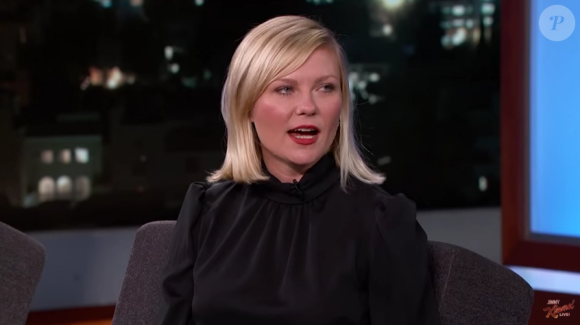 Kirsten Dunst chez Jimmy Kimmel. (capture d'écran)