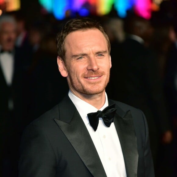 Michael Fassbender - Première du film "Steve Jobs" à Londres le 18 octobre 2015.
