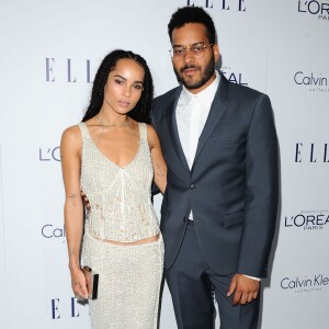 Zoë Kravitz et Twin Shadow aux Elle Women In Hollywood Awards, Four Seasons Hotel, Los Angeles, le 19 octobre 2015.