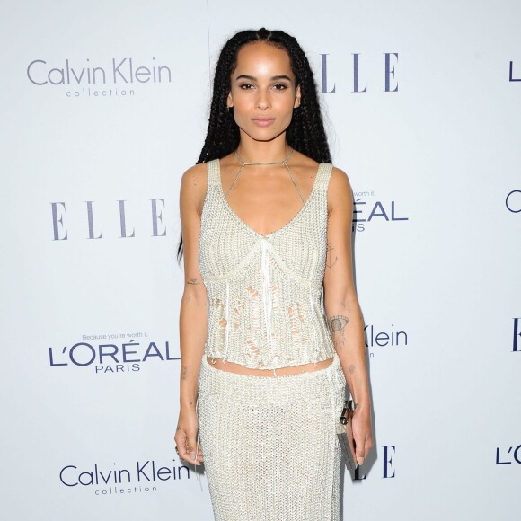 Zoë Kravitz pose aux Elle Women In Hollywood Awards, Four Seasons Hotel, Los Angeles, le 19 octobre 2015.