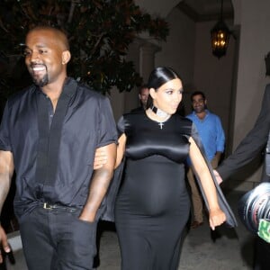 Kim Kardashian et Kanye West sont allés diner à Los Angeles le 20 octobre 2015