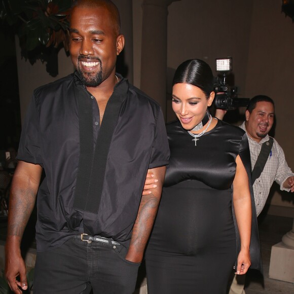 Kim Kardashian et Kanye West sont allés diner à Los Angeles le 20 octobre 2015