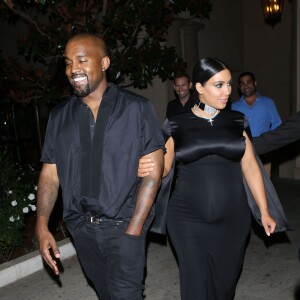 Kim Kardashian et Kanye West sont allés diner à Los Angeles le 20 octobre 2015