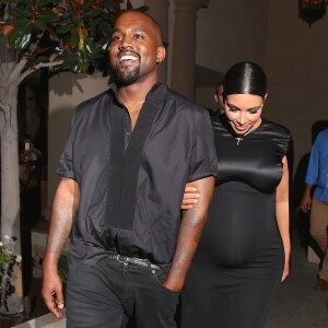 Kim Kardashian et Kanye West sont allés diner à Los Angeles le 20 octobre 2015