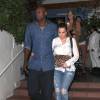 Lamar Odom et Khloe Kardashian - Le clan Kardashian a célébré le 34eme anniversaire de Kourtney au restaurant "Taverna Tony" aàMalibu. Le 18 avril 2013