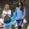 Brittny Gastineau et Lisa Gastineau arrivent à la maison du couple Azoff pour assister à la baby-shower de Kim Kardashian. Beverly Hills, le 25 octobre 2015.