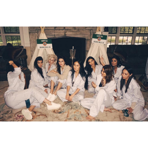 Baby-shower de Kim Kardashian dans la maison du couple Azoff à Beverly Hills. Le 25 octobre 2015.
