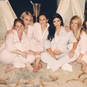 Baby-shower de Kim Kardashian dans la maison du couple Azoff à Beverly Hills. Le 25 octobre 2015.