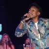 Pharrell Williams en concert au « Martha Clara Vineyards » à New York, le 4 aout 2015