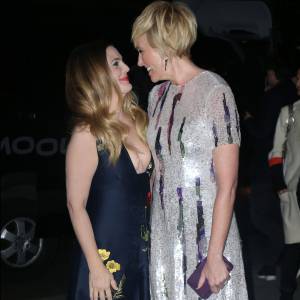 Drew Barrymore, Toni Collette - Arrivée des people à l'avant-première du film "Miss You Already" à New York, le 25 octobre 2015.