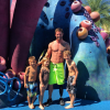 Noah Galloway et ses trois enfants à Disneyland / photo postée sur Instagram.