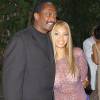 Beyoncé Knowles et son père Mathew à la soirée des Grammy à Los Angeles, le 6 mars 2002
