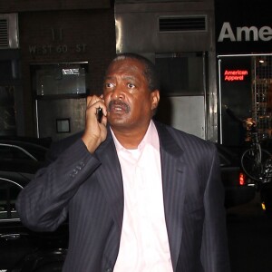 Mathew Knowles, le père de Beyonce, dans les rues de New York, le 7 décembre 2011