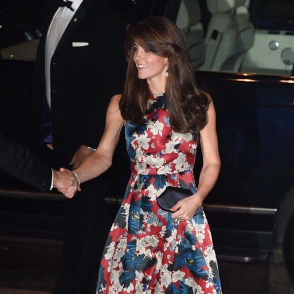 Kate Middleton, duchesse de Cambridge, au musée V&A à Londres le 27 octobre 2015