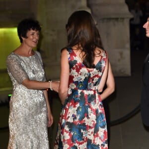 Kate Middleton, duchesse de Cambridge, arrive au musée V&A à Londres le 27 octobre 2015.