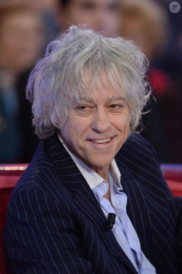 Bob Geldof - Enregistrement de l'émission "Vivement Dimanche" à Paris le 10 décembre 2014. L'émission sera diffusée le 14 Décembre 2014.