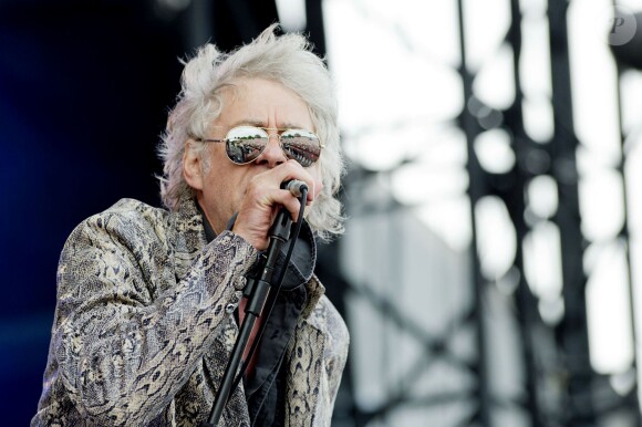 Bob Geldof en concert au Festival de l'Ile de Wight le 16 juin 2013