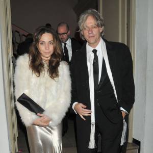 Bob Geldof et Jeanne Marine à la soirée de Gala Royal Rajasthan à Londres, le 9 novembre 2009