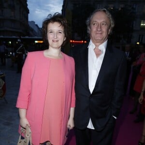 Anne Roumanoff et son mari Philippe Vaillant - Gala de l'IFRAD au Cirque D'Hiver a Paris le 25 septembre 2013.