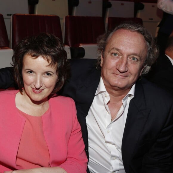 Anne Roumanoff et son mari Philippe Vaillant - Gala de l'IFRAD au Cirque D'Hiver a Paris le 25 septembre 2013