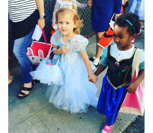 Haven la fille de Jessica Alba déguisée pour Halloween / photo postée sur Instagram.