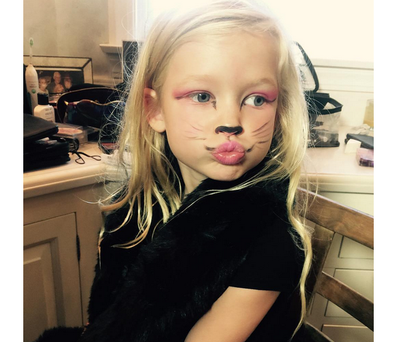 Maxwell, la fille de Jessica Simpson déguisée pour Halloween / photo postée sur Instagram.