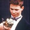 L'acteur Gerald Thomassin, César du Meilleur Espoir Masculin en 1991 pour le film Le Petit Criminel de Jacques Doillon, le 9 mars 1991.