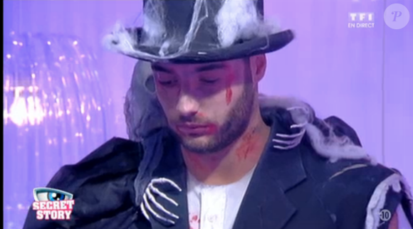 Loïc dans le sas, dans l'hebdo de Secret Story 9, le vendredi 30 octobre 2015 sur TF1.