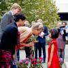 La reine Maxima des Pays-Bas lors du premier jour de sa visite officielle en Chine avec le roi Willem-Alexander, à Pekin le 25 octobre 2015. Souffrant de fièvre et de maux de dos, la reine ignorait encore qu'elle était atteinte d'une néphrite...