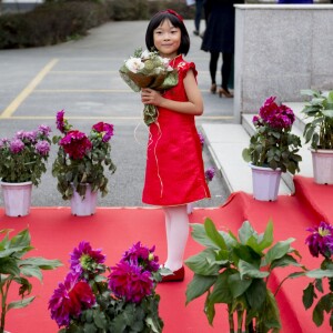 La reine Maxima des Pays-Bas lors du premier jour de sa visite officielle en Chine avec le roi Willem-Alexander, à Pekin le 25 octobre 2015. Souffrant de fièvre et de maux de dos, la reine ignorait encore qu'elle était atteinte d'une néphrite...