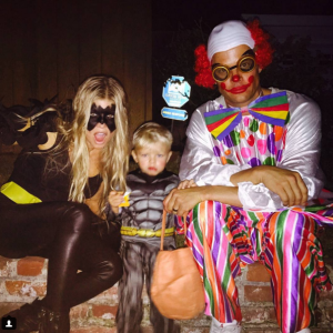 Fergie et Josh Duhamel avec leur petit Axl déguisés pour Halloween 2015