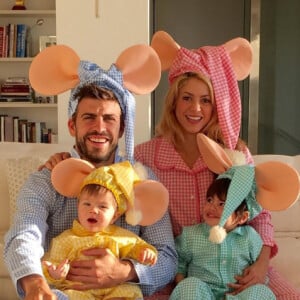 Shakira fête Halloween 2015 en famille !